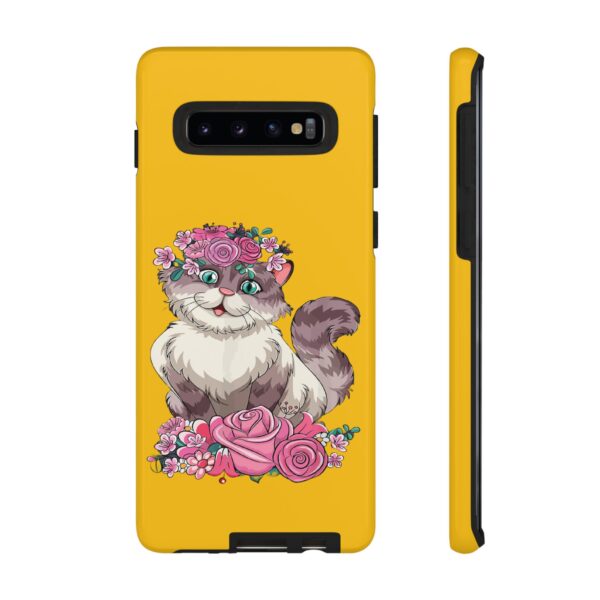 Rainbow Designs Cute Cat On Tough Cases Custom Phone Cases For iPhone Google Pixel and Samsung Series - Image 16