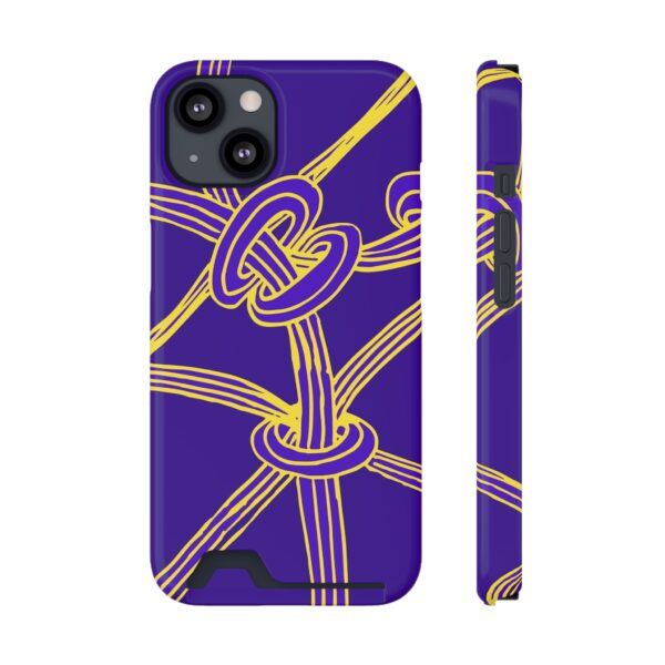 Rainbow Designs Abstract Lines On Phone Case With Card Holder Custom Phone Case For iPhone and Samsung - Image 105