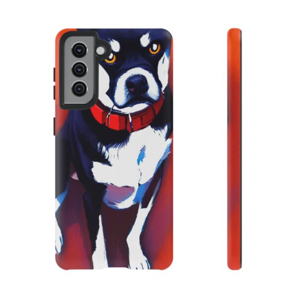 Rainbow Designs Dog Portrait On Tough Cases Custom Phone Cases For iPhone Google Pixel and Samsung Series. - Image 57