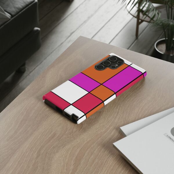 Rainbow Designs Mondrian Art On Tough Cases Custom Phone Cases For iPhone Google Pixel and Samsung Series - Image 92