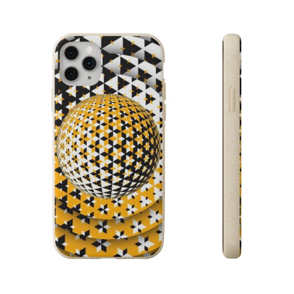 Yellow Gold Sphere Biodegradable Cases For iPhone and Samsung - Image 109