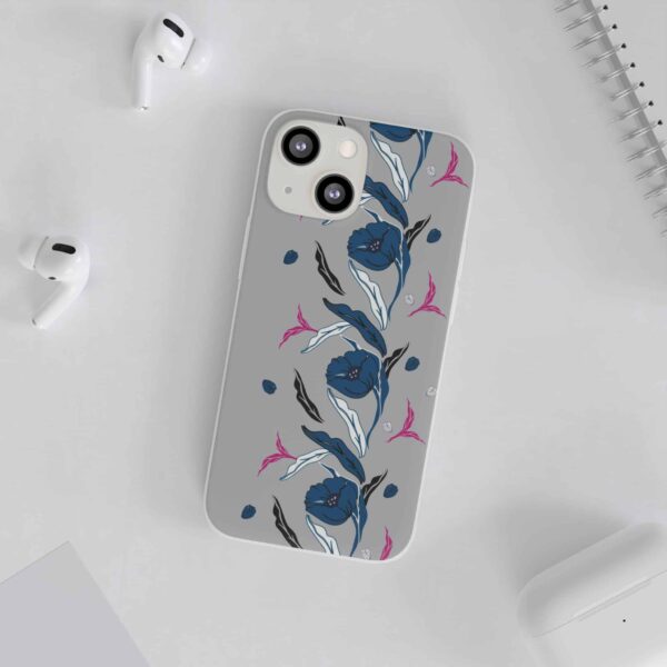 Rainbow Designs Blue Poppies On Flexi Cases Custom Phone Cases For iPhone and Samsung Series - Image 141