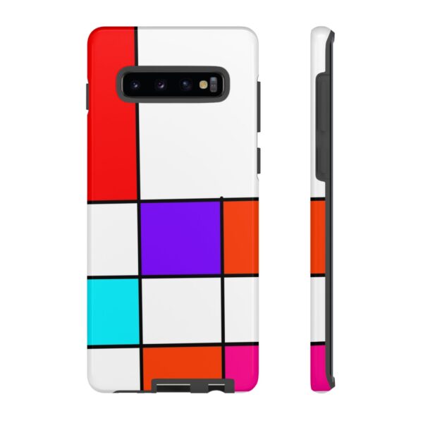 Rainbow Designs Mondrian Art On Tough Cases Custom Phone Cases For iPhone Google Pixel and Samsung Series - Image 15