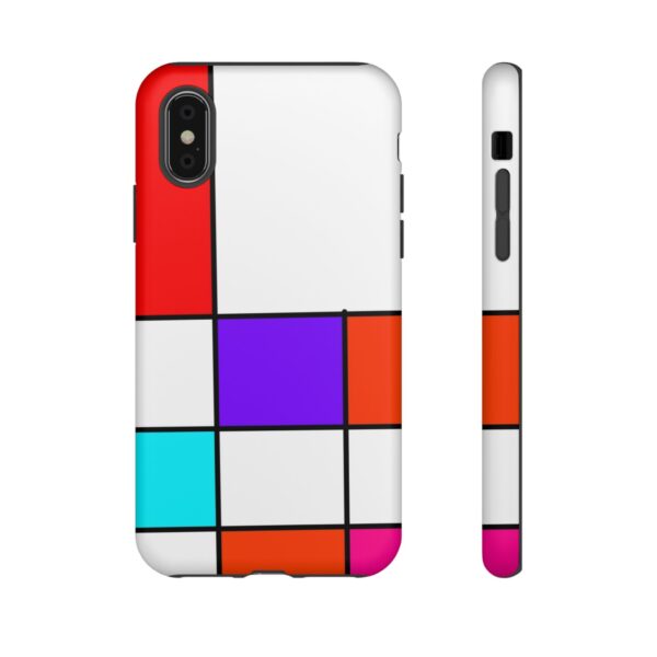 Rainbow Designs Mondrian Art On Tough Cases Custom Phone Cases For iPhone Google Pixel and Samsung Series - Image 10