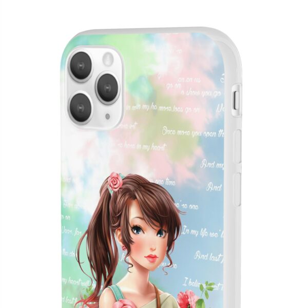 Girl With Flowers Flexi Cases for Samsung and iPhone - Image 60