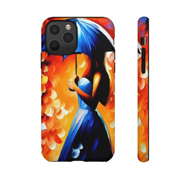 Rainbow Designs Woman With Umbrella On Tough Cases Custom Phone Case For iPhone and Samsung Series - Image 22