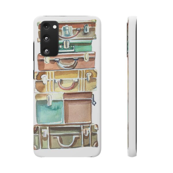 Suitcases stack Snap Cases Custom Phone Cases For Samsung Google Pixel and iPhone Lines - Image 106