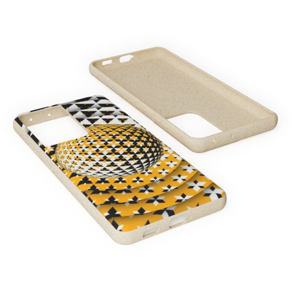 Yellow Gold Sphere Biodegradable Cases For iPhone and Samsung - Image 124