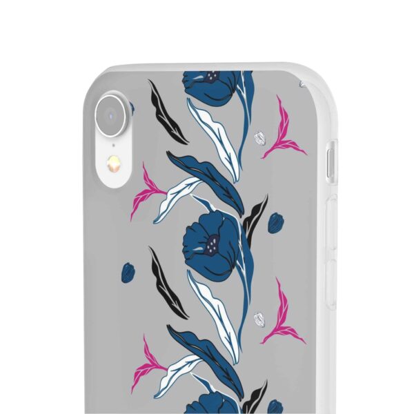 Rainbow Designs Blue Poppies On Flexi Cases Custom Phone Cases For iPhone and Samsung Series - Image 17