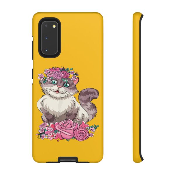 Rainbow Designs Cute Cat On Tough Cases Custom Phone Cases For iPhone Google Pixel and Samsung Series - Image 26