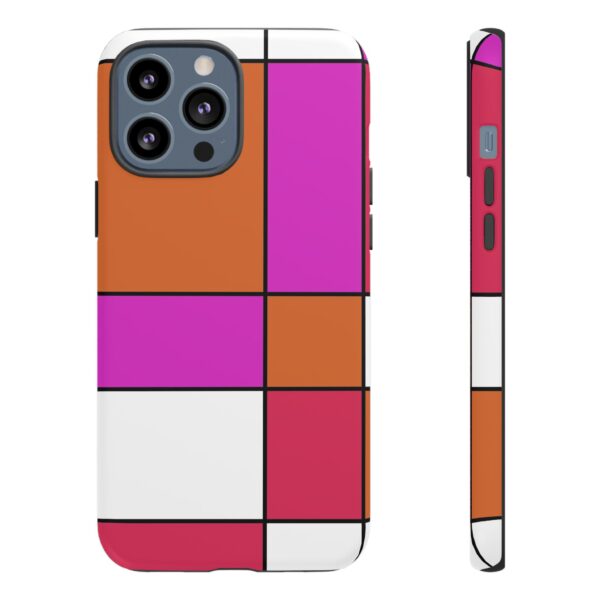 Rainbow Designs Mondrian Art On Tough Cases Custom Phone Cases For iPhone Google Pixel and Samsung Series - Image 53