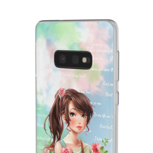 Girl With Flowers Flexi Cases for Samsung and iPhone - Image 29