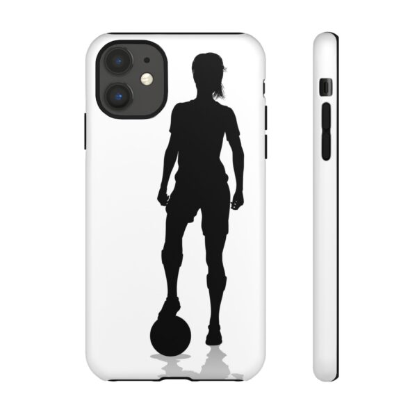 Silhouette Football Player Women Tough Cases Custom Phone Cases For iPhone Google Pixel and Samsung Series - Image 14