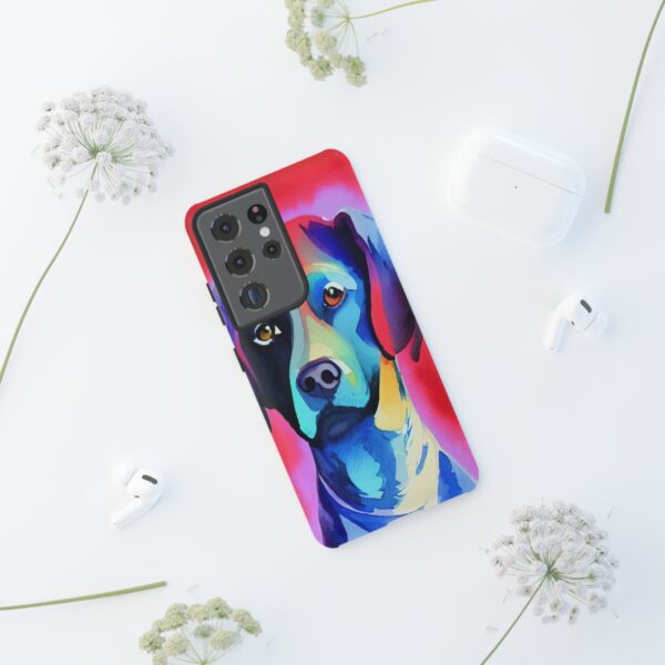 Rainbow Designs Dog Portrait On Tough Cases Custom Phone Cases For iPhone Google Pixel and Samsung Series - Image 66