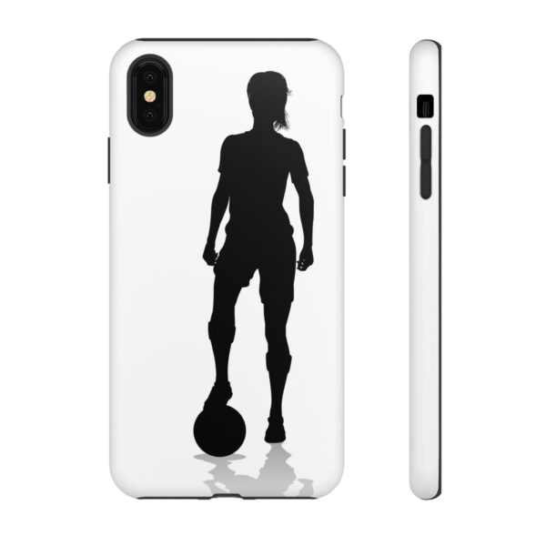 Silhouette Football Player Women Tough Cases Custom Phone Cases For iPhone Google Pixel and Samsung Series - Image 12