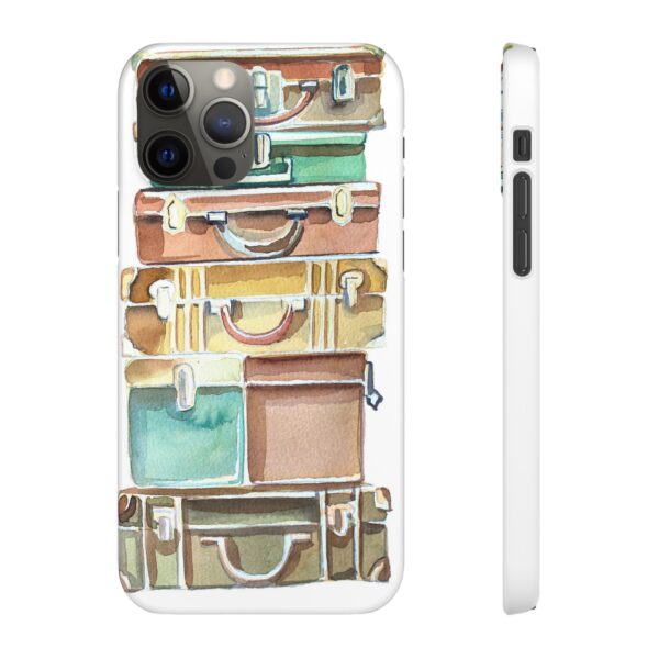 Suitcases stack Snap Cases Custom Phone Cases For Samsung Google Pixel and iPhone Lines - Image 79