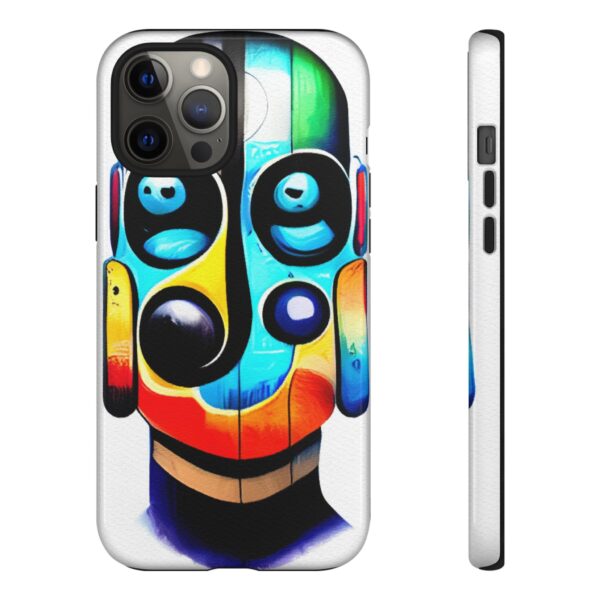 Rainbow Designs Robot On Tough Cases Custom Phone Cases For iPhone Google Pixel and Samsung Series - Image 37