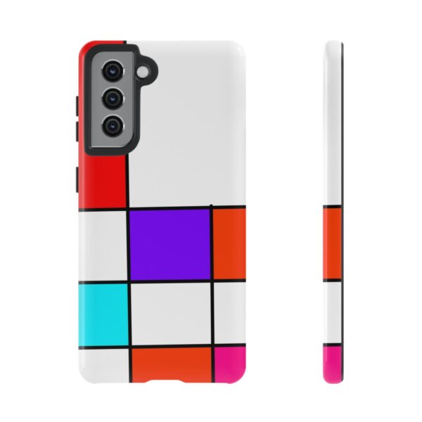 Rainbow Designs Mondrian Art On Tough Cases Custom Phone Cases For iPhone Google Pixel and Samsung Series - Image 55