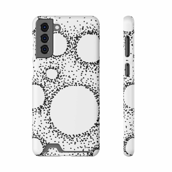 Rainbow Designs Round Shapes On Phone Case With Card Holder Custom Phone Case For iPhone and Samsung - Image 69