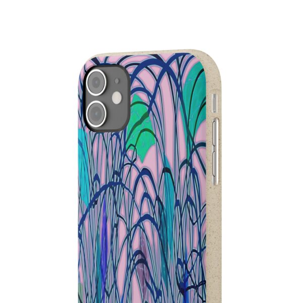 Curved Striped Pattern Biodegradable Cases For IPhone & Samsung  🌿 - Image 103