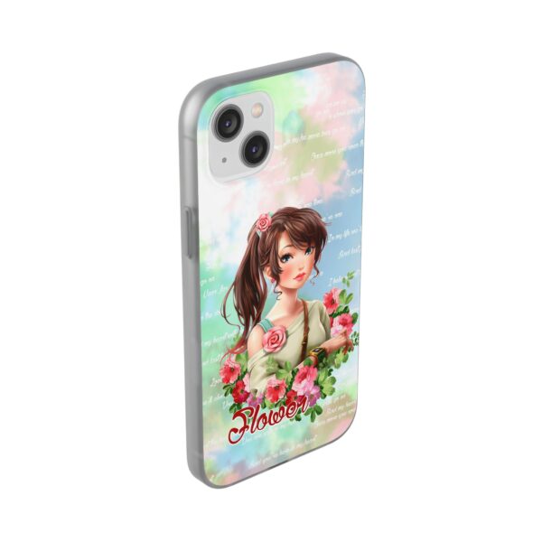 Girl With Flowers Flexi Cases for Samsung and iPhone - Image 207