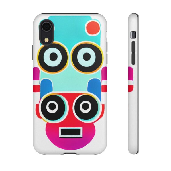 Rainbow Designs Robot On Tough Cases Custom Phone Cases For iPhone Google Pixel and Samsung Series - Image 8