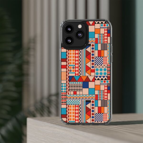 Patchwork Pattern Clear Cases For iPhone and Samsung - Image 12