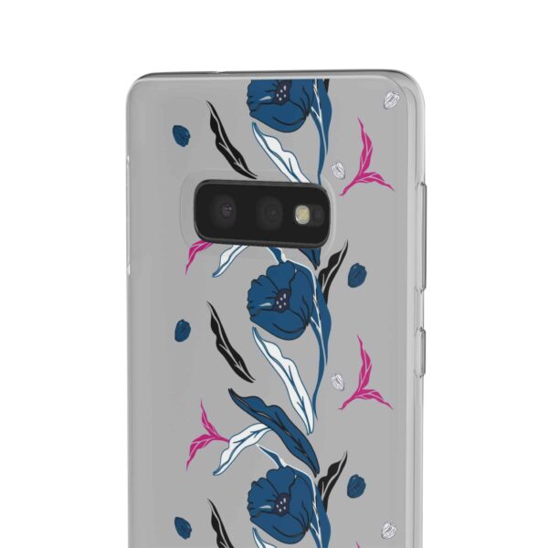 Rainbow Designs Blue Poppies On Flexi Cases Custom Phone Cases For iPhone and Samsung Series - Image 29