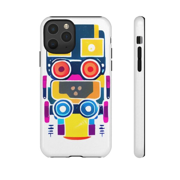 Rainbow Designs Robot On Tough Cases Custom Phone Cases For iPhone Google Pixel and Samsung Series - Image 21