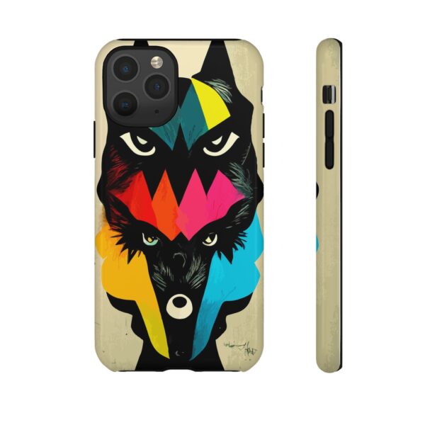 Rainbow Designs Wolf Head On Tough Cases Custom Phone Cases For iPhone Google Pixel and Samsung Series - Image 21