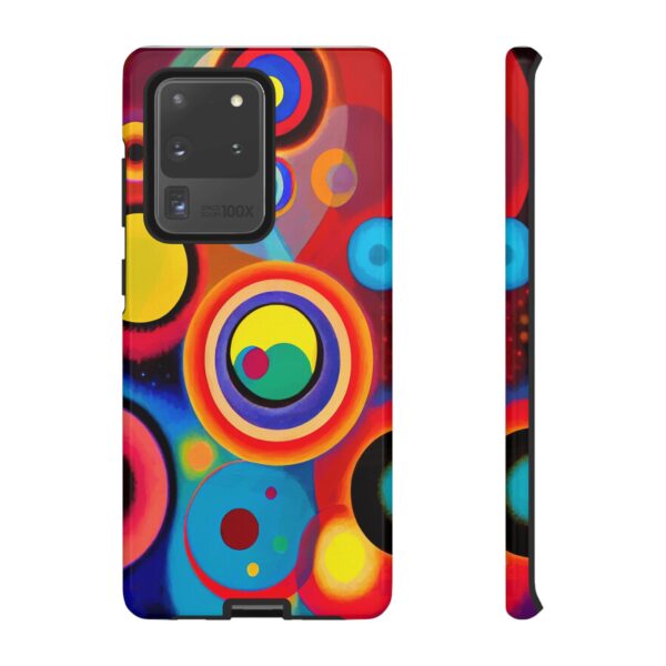 Rainbow Designs Circles in Circles On Tough Cases Custom Phone Cases For iPhone Google Pixel and Samsung Series - Image 27