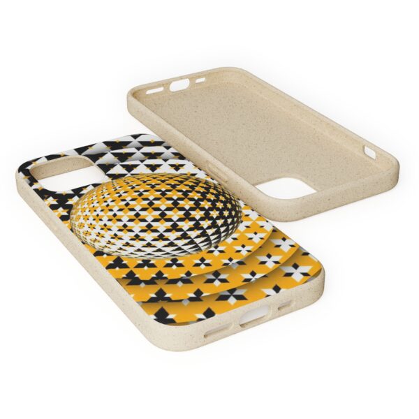 Yellow Gold Sphere Biodegradable Cases For iPhone and Samsung - Image 44