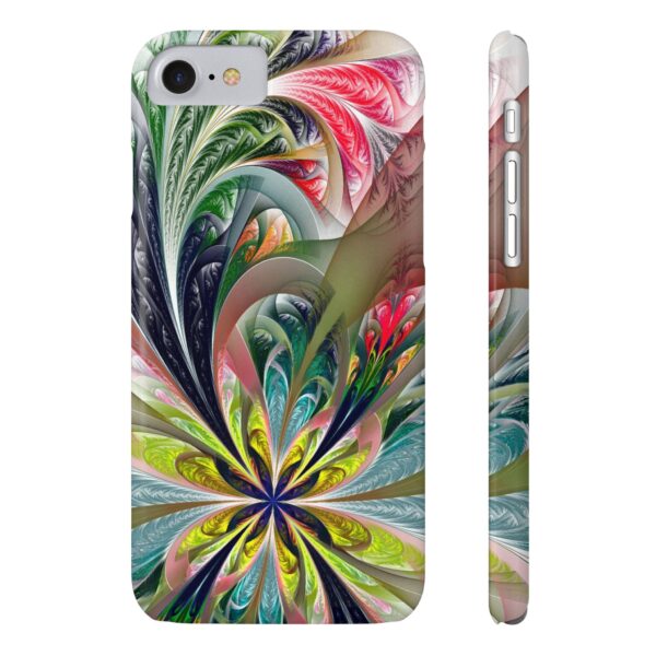 Rainbow Designs Flowers On Slim Phone Cases Case-Mate Custom Phone Cases For iPhone and Samsung Series - Image 2