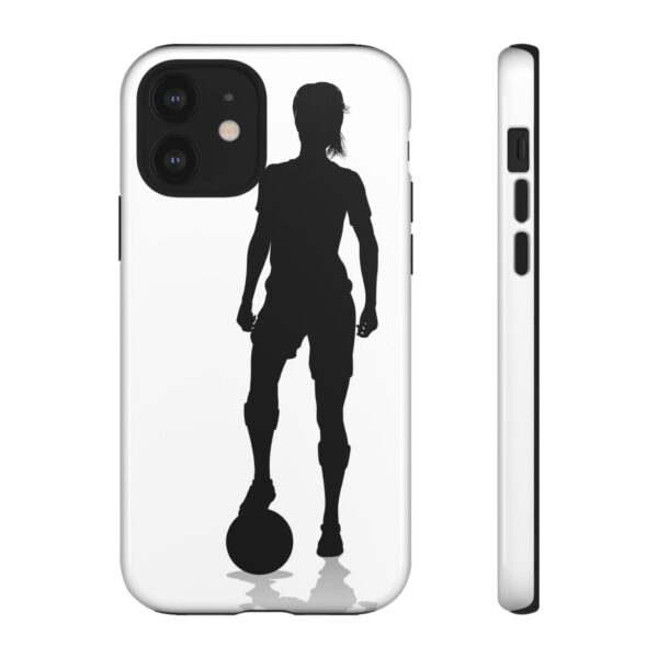 Silhouette Football Player Women Tough Cases Custom Phone Cases For iPhone Google Pixel and Samsung Series - Image 27