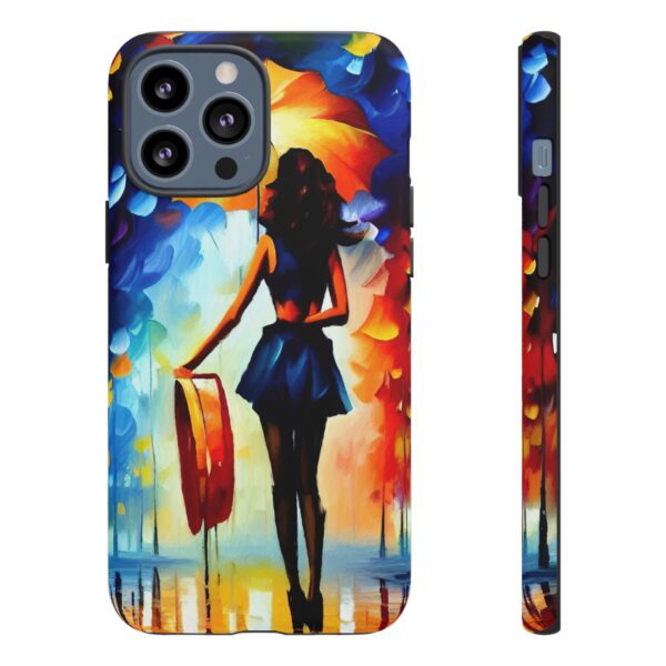 Rainbow Designs Woman With Umbrella On Tough Cases Custom Phone Case For iPhone and Samsung Series - Image 53