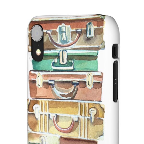 Suitcases stack Snap Cases Custom Phone Cases For Samsung Google Pixel and iPhone Lines - Image 28