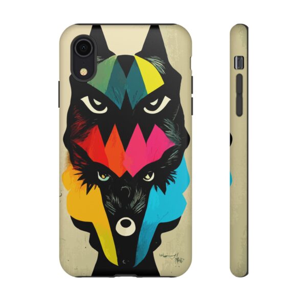 Rainbow Designs Wolf Head On Tough Cases Custom Phone Cases For iPhone Google Pixel and Samsung Series - Image 8