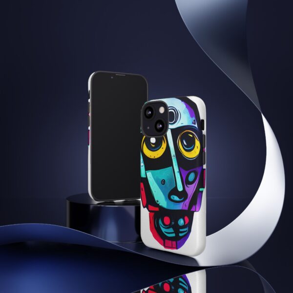 Rainbow Designs Robot On Tough Cases Custom Phone Cases For iPhone Google Pixel and Samsung Series - Image 46