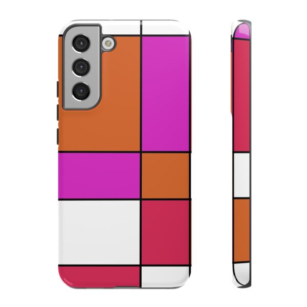 Rainbow Designs Mondrian Art On Tough Cases Custom Phone Cases For iPhone Google Pixel and Samsung Series - Image 87