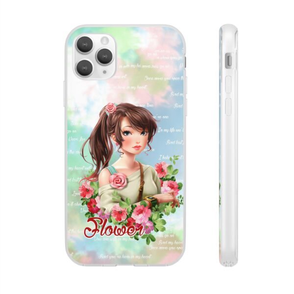 Girl With Flowers Flexi Cases for Samsung and iPhone - Image 40