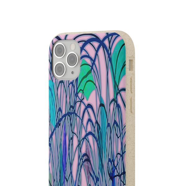 Curved Striped Pattern Biodegradable Cases For IPhone & Samsung  🌿 - Image 111