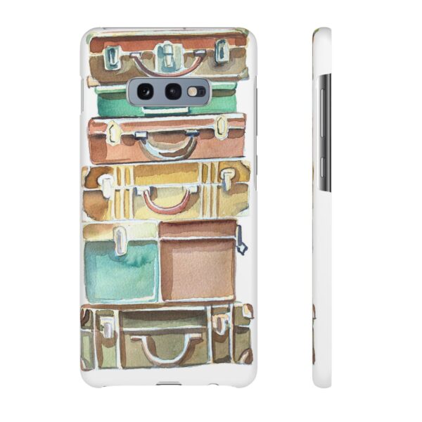 Suitcases stack Snap Cases Custom Phone Cases For Samsung Google Pixel and iPhone Lines - Image 35