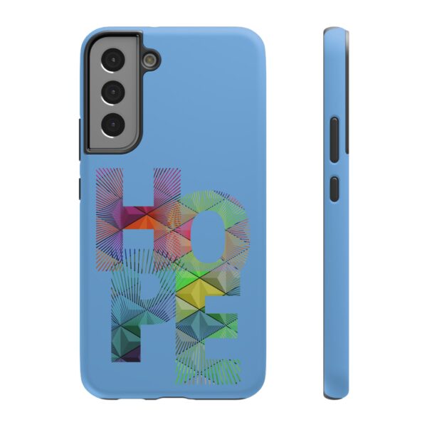 Rainbow Designs "HOPE" On Impact-Resistant Cases For Samsung and iPhone Light Blue - Image 71