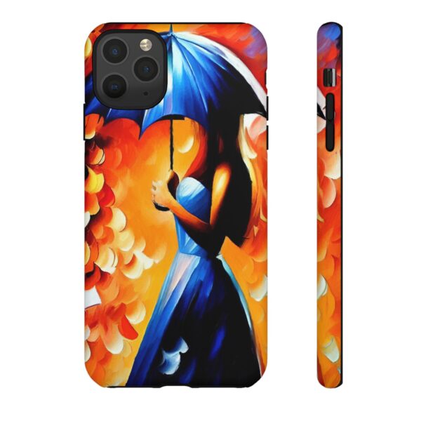 Rainbow Designs Woman With Umbrella On Tough Cases Custom Phone Case For iPhone and Samsung Series - Image 24