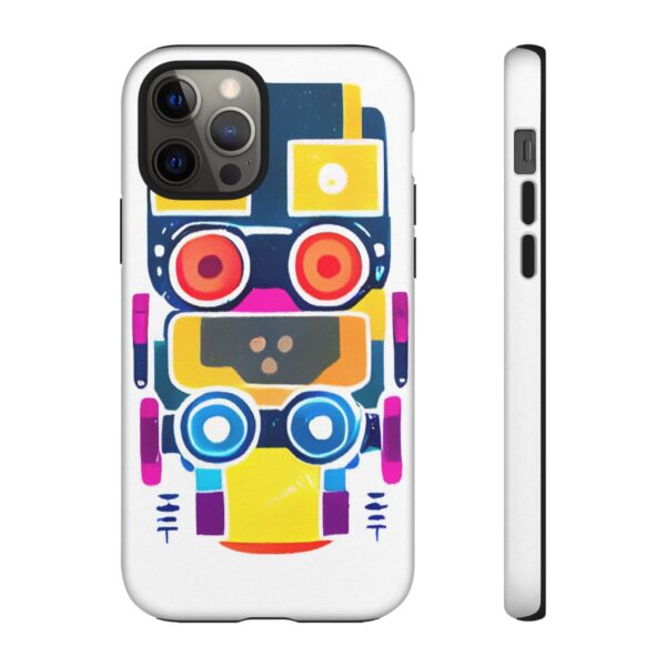 Rainbow Designs Robot On Tough Cases Custom Phone Cases For iPhone Google Pixel and Samsung Series - Image 36