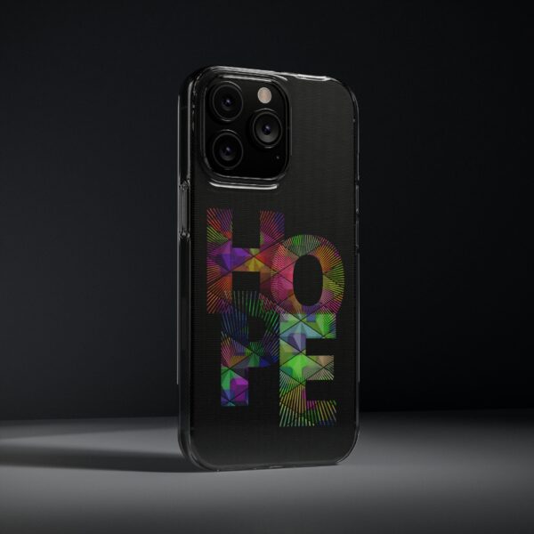 Rainbow Designs "HOPE" On Soft Phone Cases For iPhone - Image 12