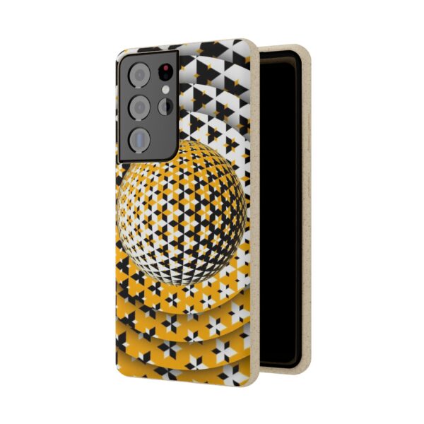 Yellow Gold Sphere Biodegradable Cases For iPhone and Samsung - Image 122