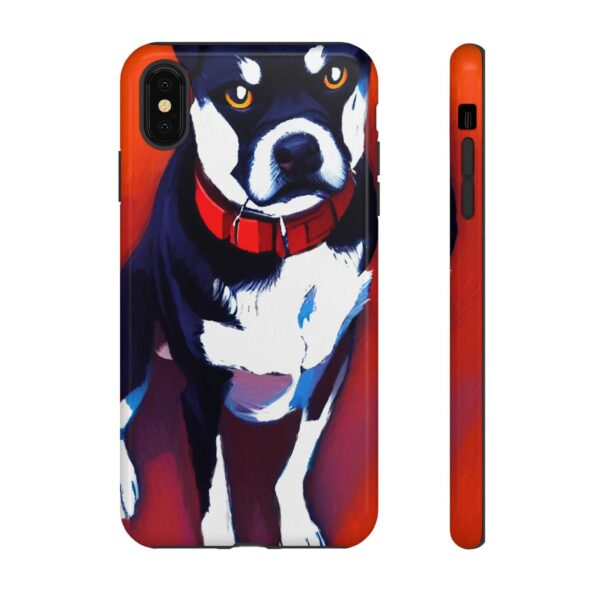 Rainbow Designs Dog Portrait On Tough Cases Custom Phone Cases For iPhone Google Pixel and Samsung Series. - Image 11