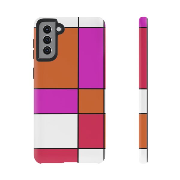 Rainbow Designs Mondrian Art On Tough Cases Custom Phone Cases For iPhone Google Pixel and Samsung Series - Image 61