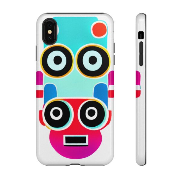 Rainbow Designs Robot On Tough Cases Custom Phone Cases For iPhone Google Pixel and Samsung Series - Image 11